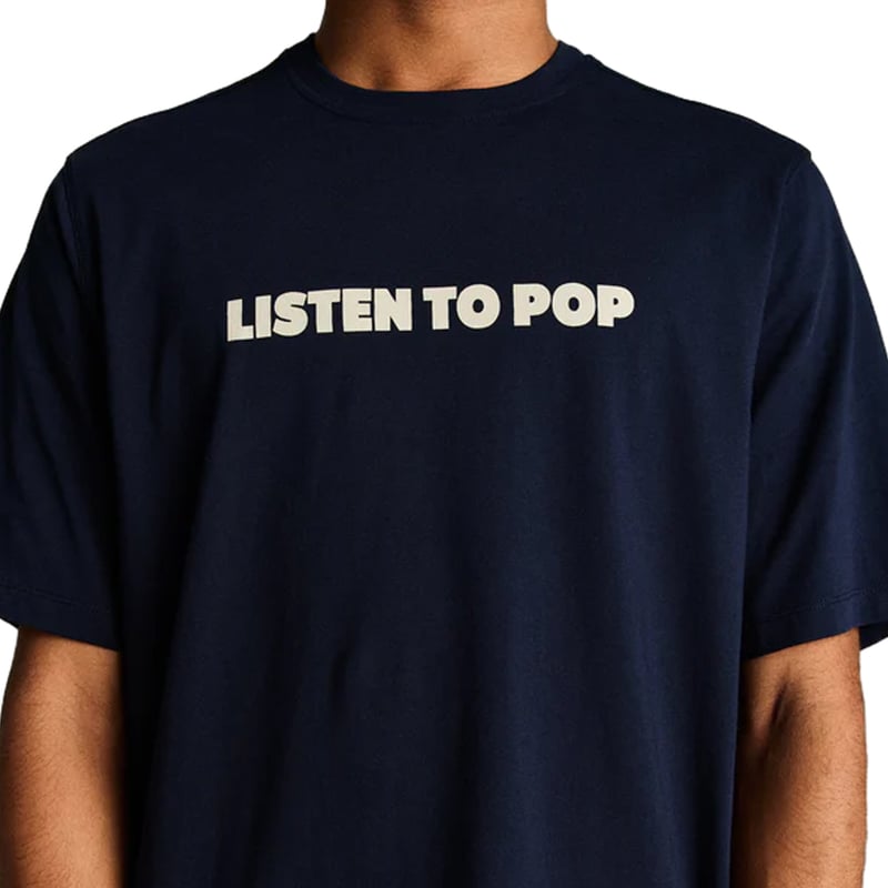 POP Skatemuzik T-shirt - Navy | CLUBHAUS | クラブハウス