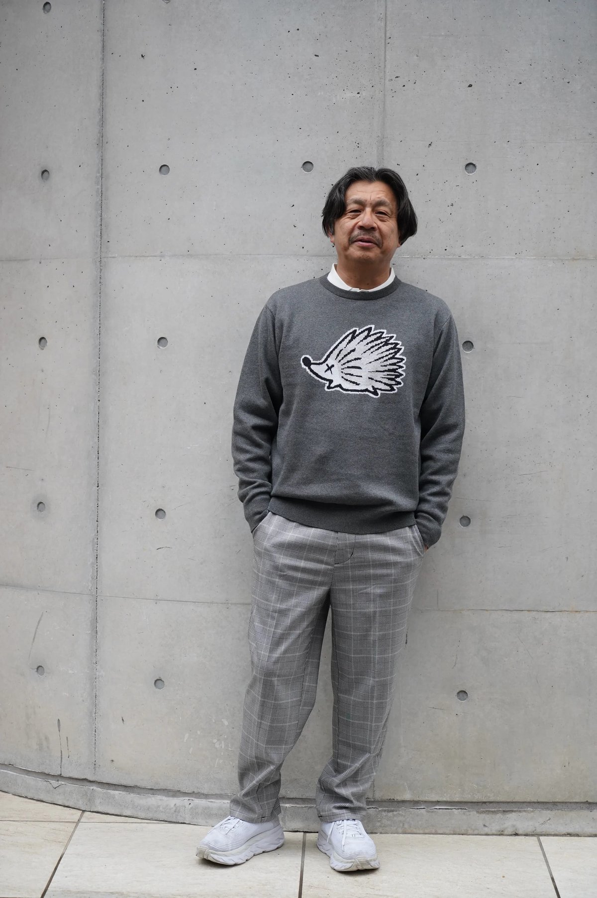 CLUBHAUS Center Press Easy Pants - Glencheck |