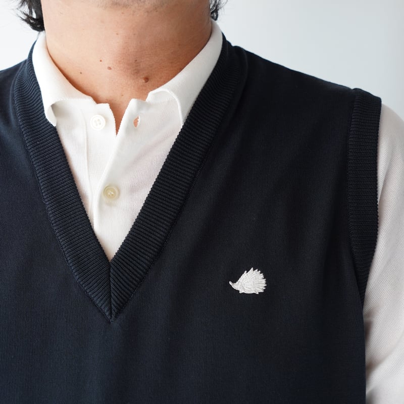 【新品】CLUBHAUS Fake layered Vest + Polo CLUBHAUS Fake layered Vest + Polo '25 - Navy/Wh