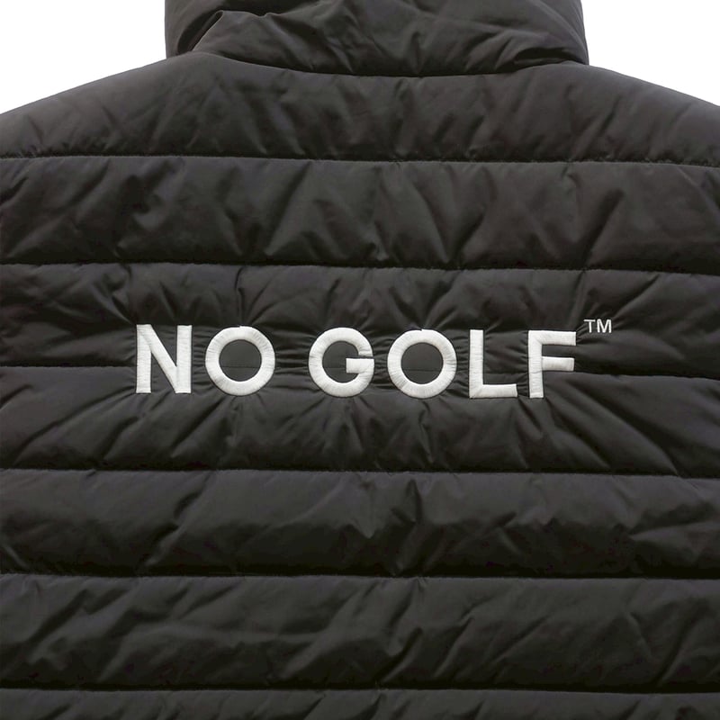 NO GOLF PADDED REVERSIBLE VEST - Black/White |