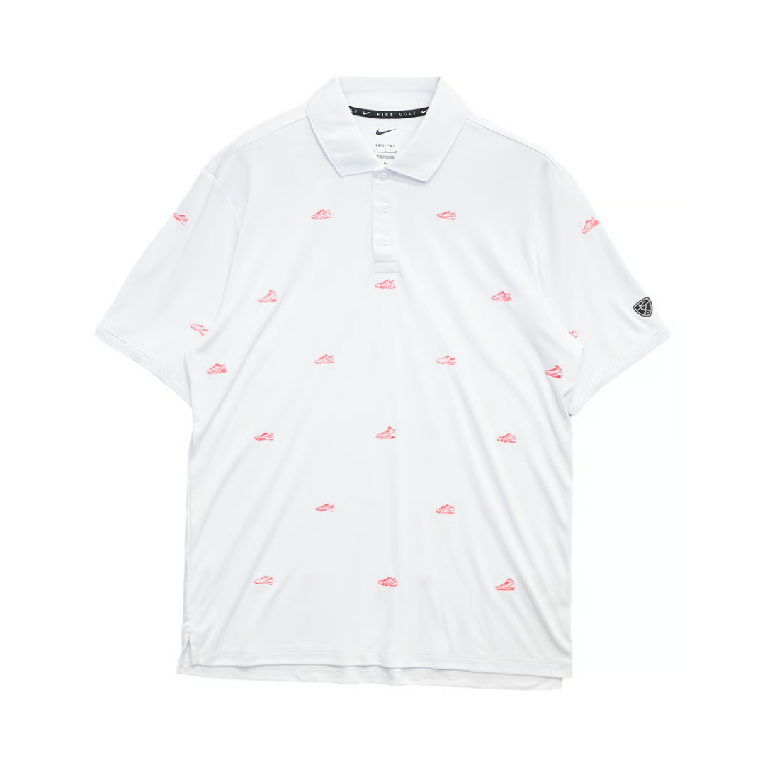 NIKE ポロシャツ アイボリー Nike Par Dri-FIT S/S Polo - College White/Hot L