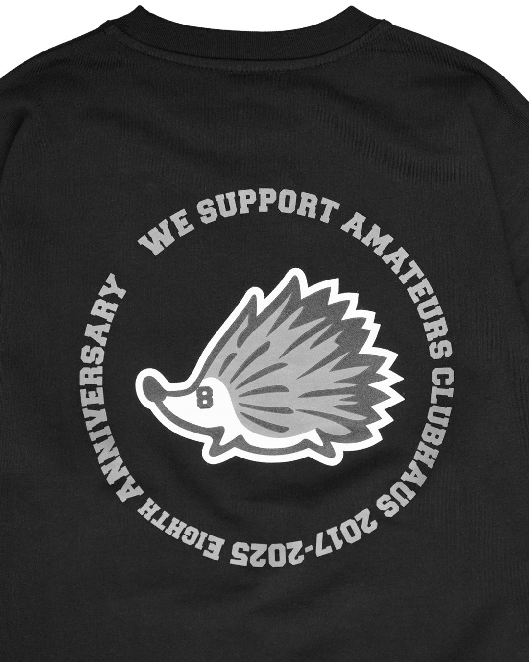 新品 クラブハウス clubhaus スウェット SUMI 8周年 Lサイズ CLUBHAUS “8th Anniversary” Crewneck Light Sweat