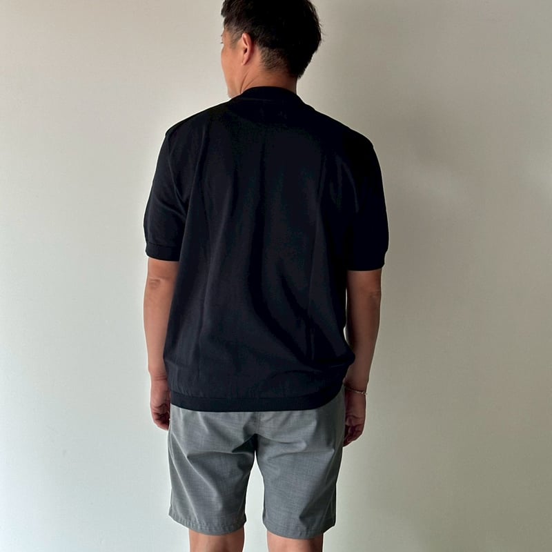 Wedgehog Mock Knit - Navy | CLUBHAUS | クラブハウス