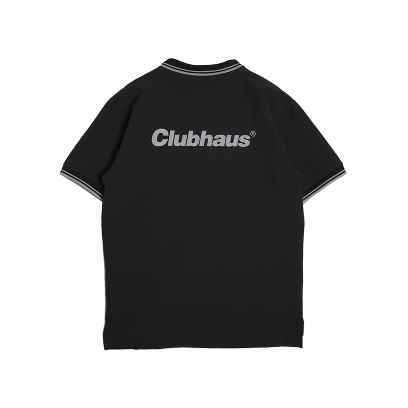 TAION Jersey Polo CLUBHAUS custom - Black | CLU