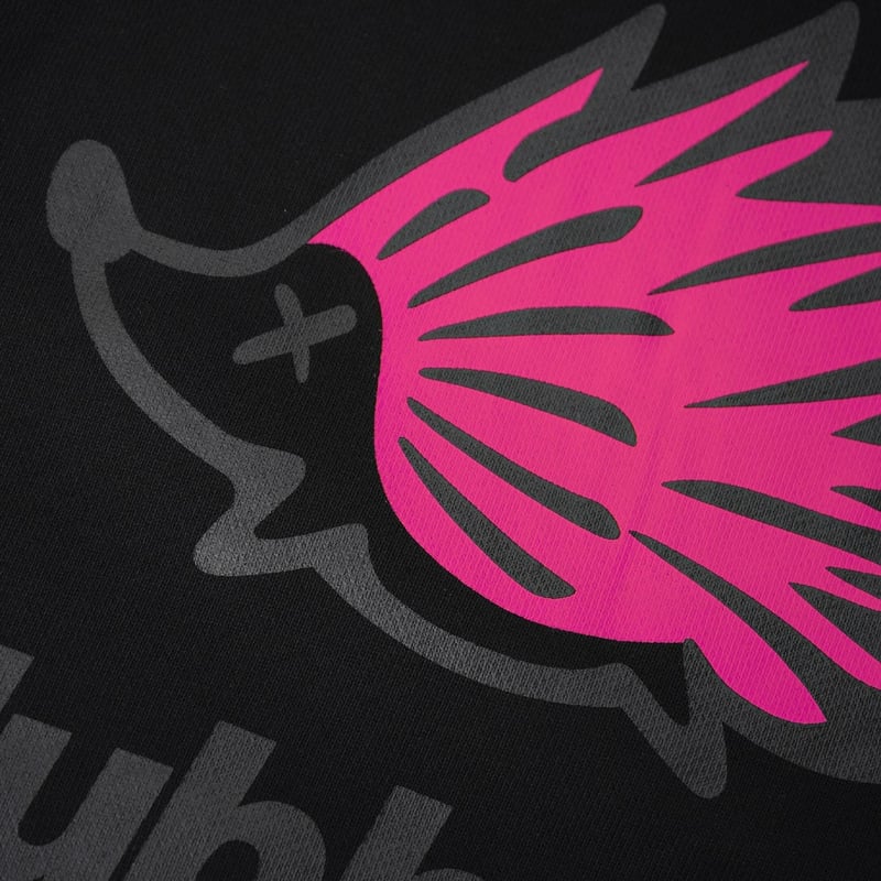 CLUBHAUS NeonWedgehog Hoodie - Pink Lサイズ CLUBHAUS NeonWedgehog Hoodie - Pink | CLUBHAUS
