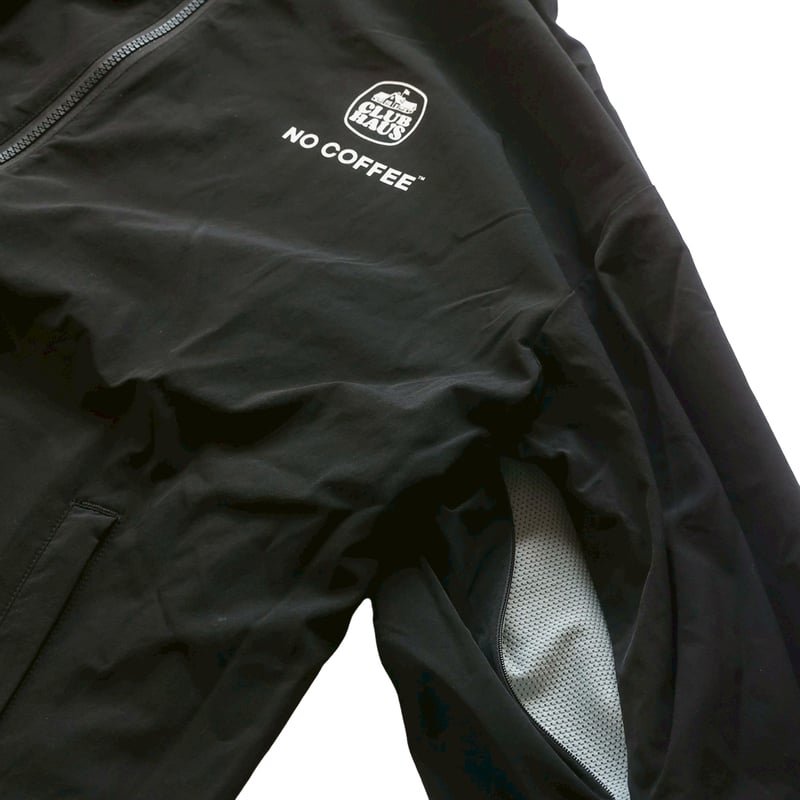 NO GOLF WINDBREAKER JACKET - Black | CLUBHAUS |