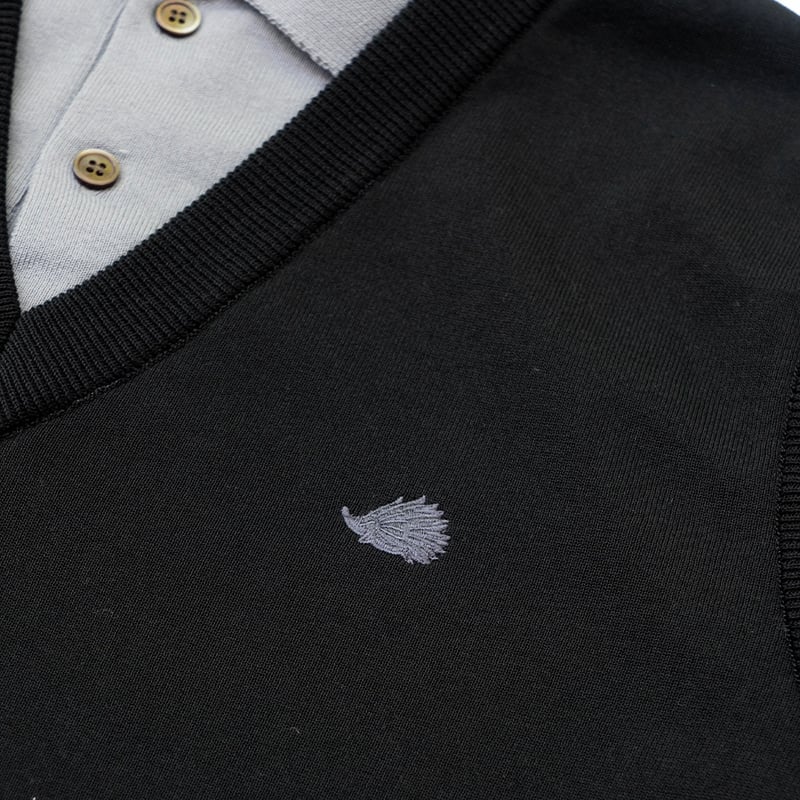 CLUBHAUS Fake layered Vest + Polo '25 - Black/G