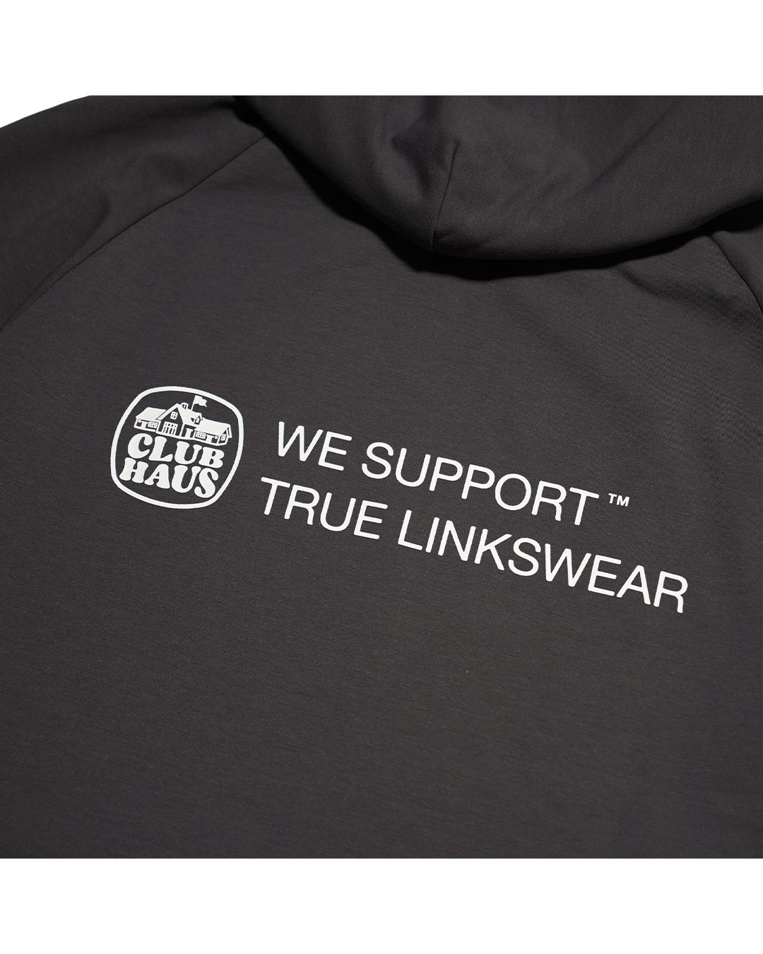 CLUBHAUS × TRUE Linkswear Hoodie - Charcoal | C