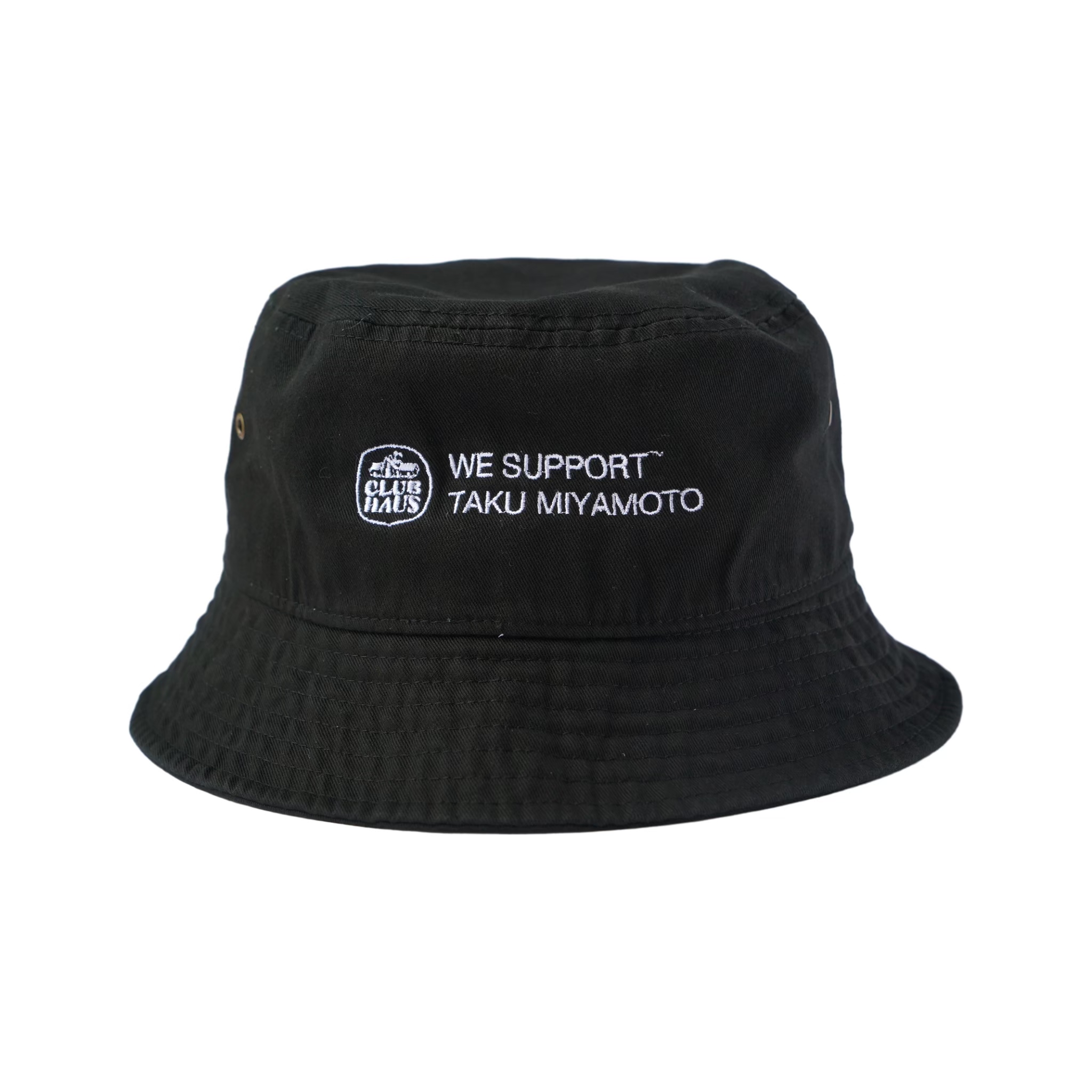 TakuMiyamoto meets CLUBHAUS Bucket Hat - Black