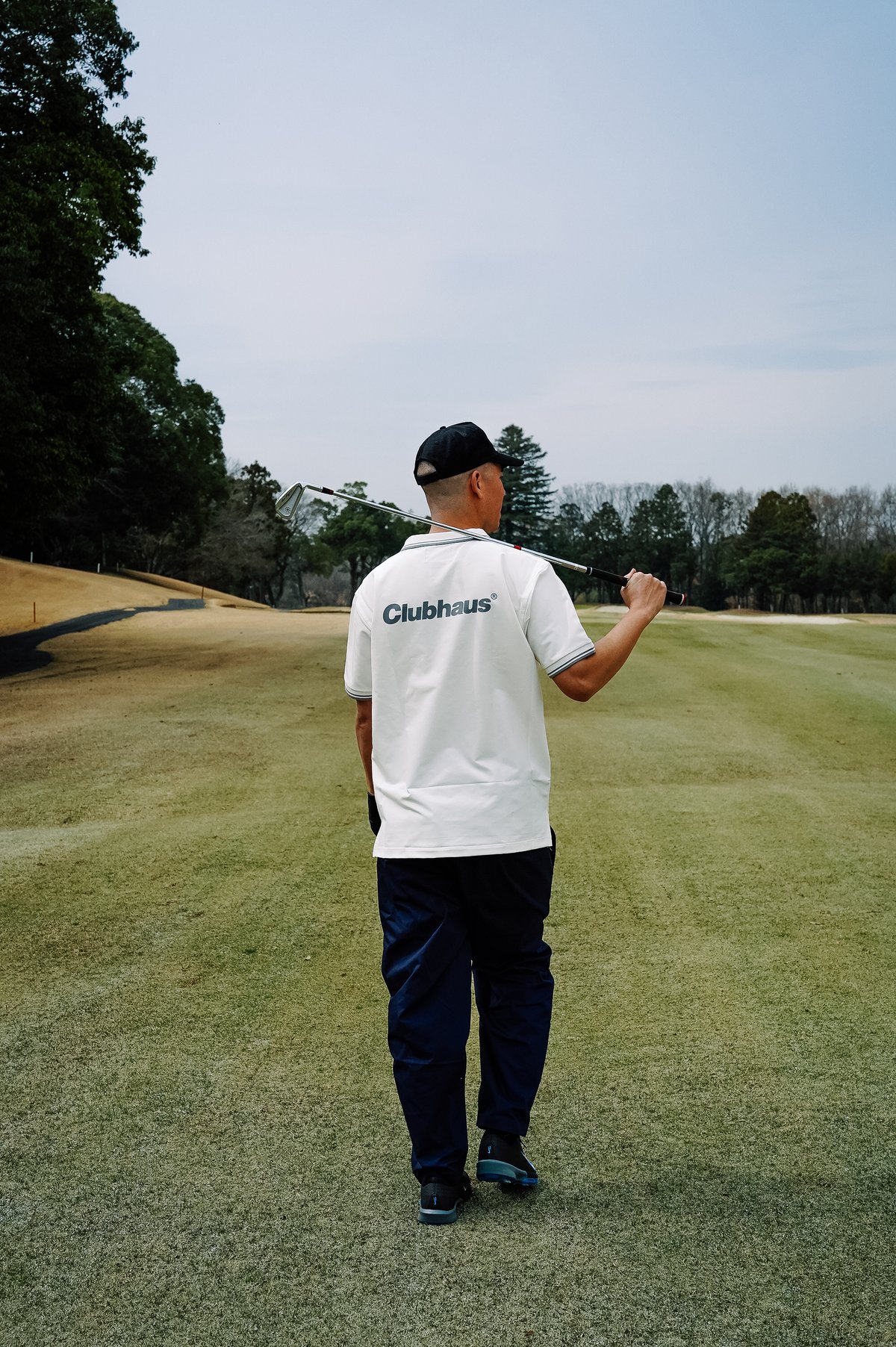 メンズウェア TAION CLUBHAUS Jersey Polo White TAION Jersey Polo CLUBHAUS custom - White | CLU