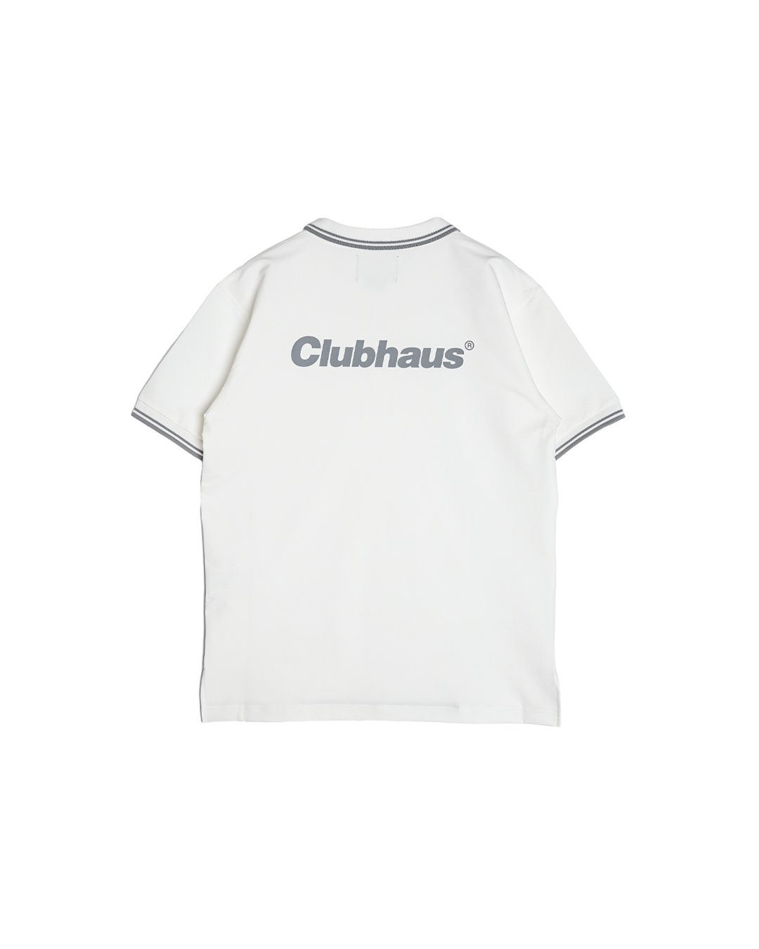 メンズウェア TAION CLUBHAUS Jersey Polo White TAION Jersey Polo CLUBHAUS custom - White | CLU