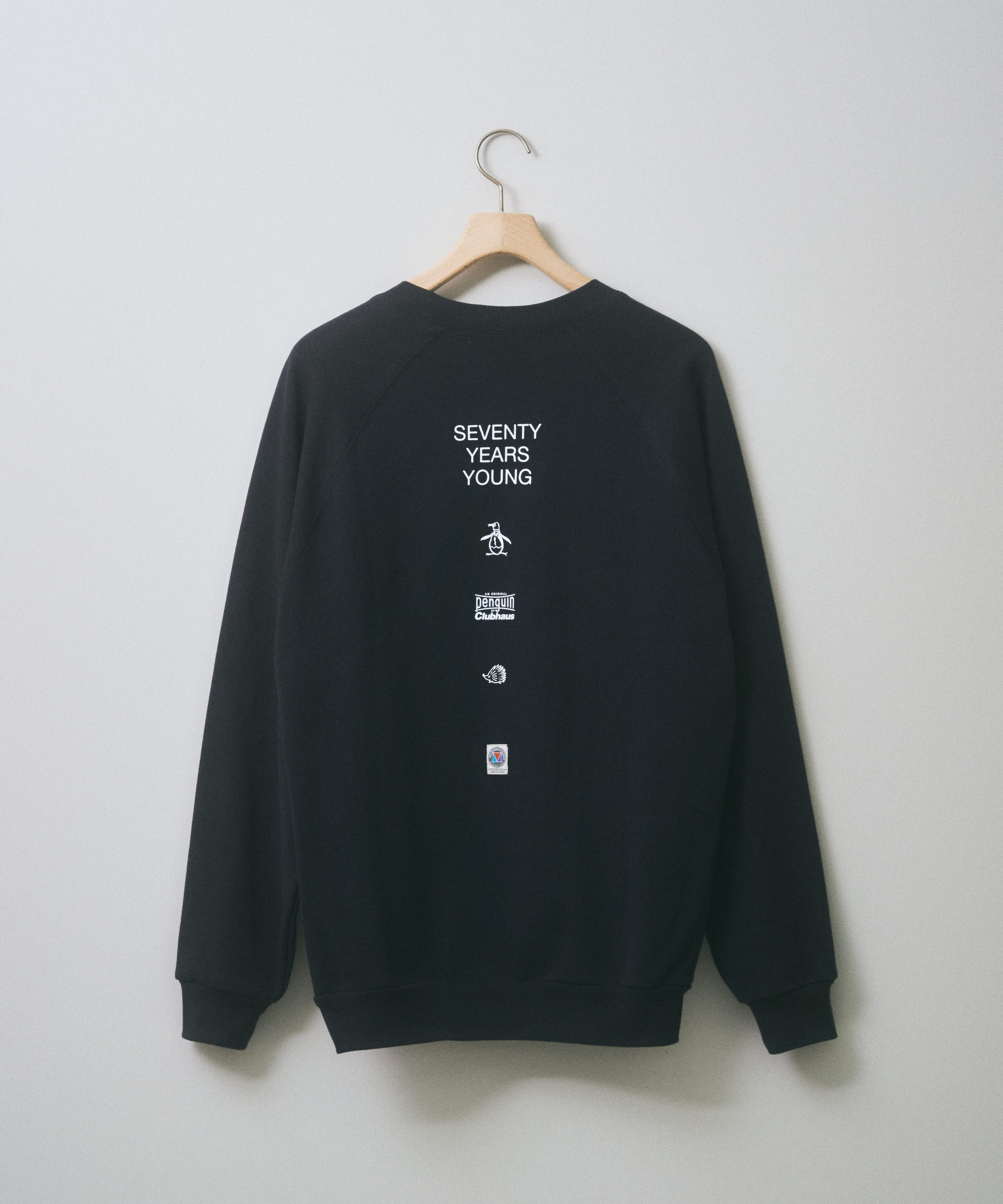 Penguin by CLUBHAUS Crew neck sweat shirt - Bla