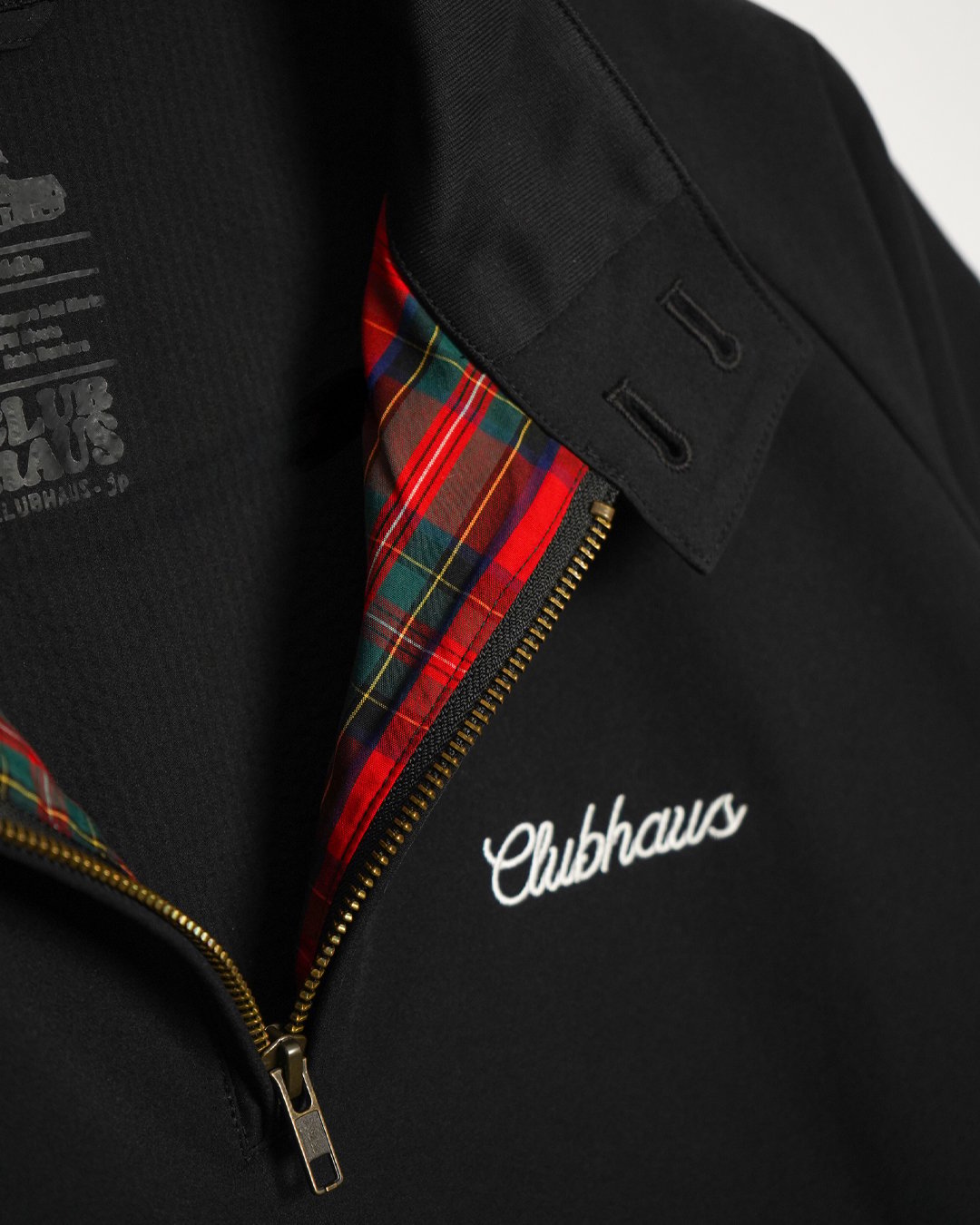 CLUBHAUS C9 1/4Zip Swingtop - Black | CLUBHAUS