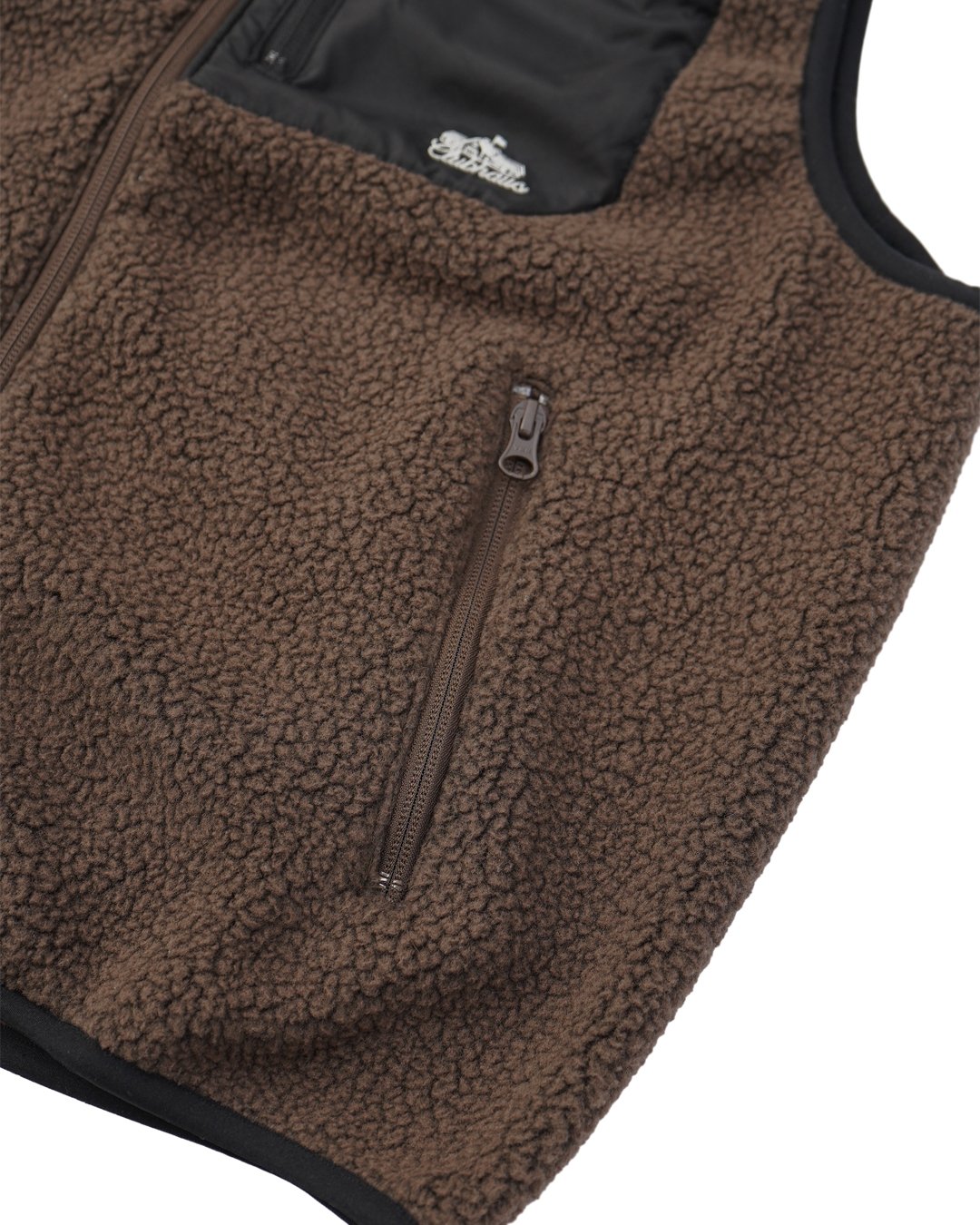 CLUBHAUS Polartec®︎ Fleece Vest - Brown | CLUBH