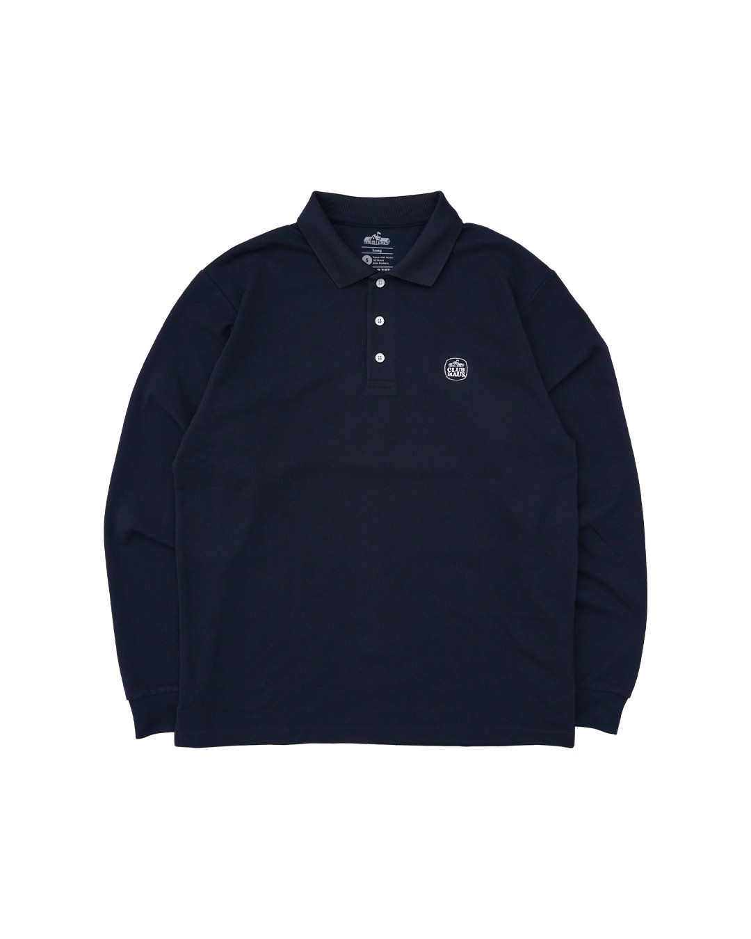 CLUBHAUS New Standard Polo ポロシャツ　Lサイズ CLUBHAUS Standard L/S Polo '26 - Navy | CLUBHAU