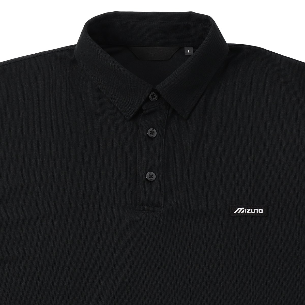 MIZUNO Box Logo Polo - Black | CLUBHAUS | クラブハウス