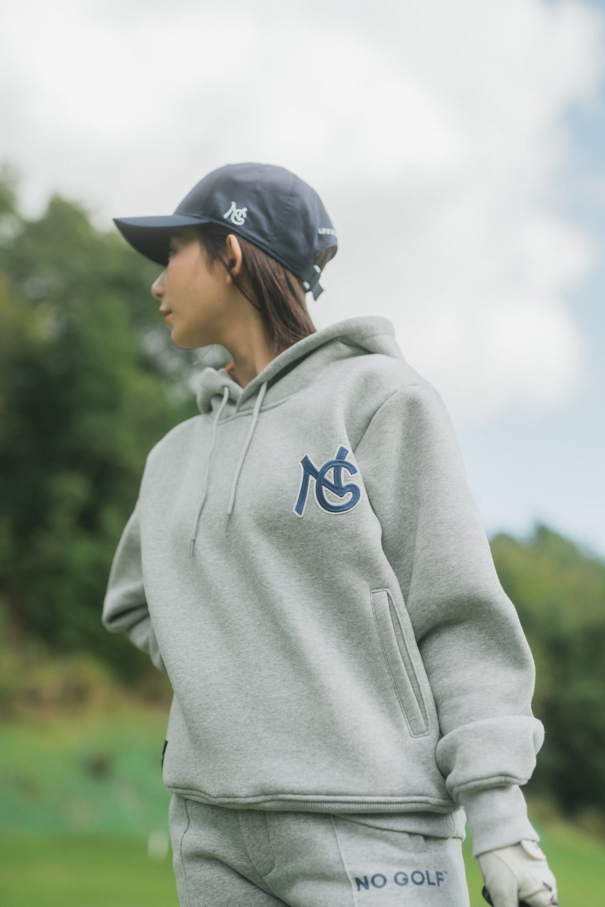 NO GOLF SWEAT HOODIE - Black | CLUBHAUS | クラブハウス