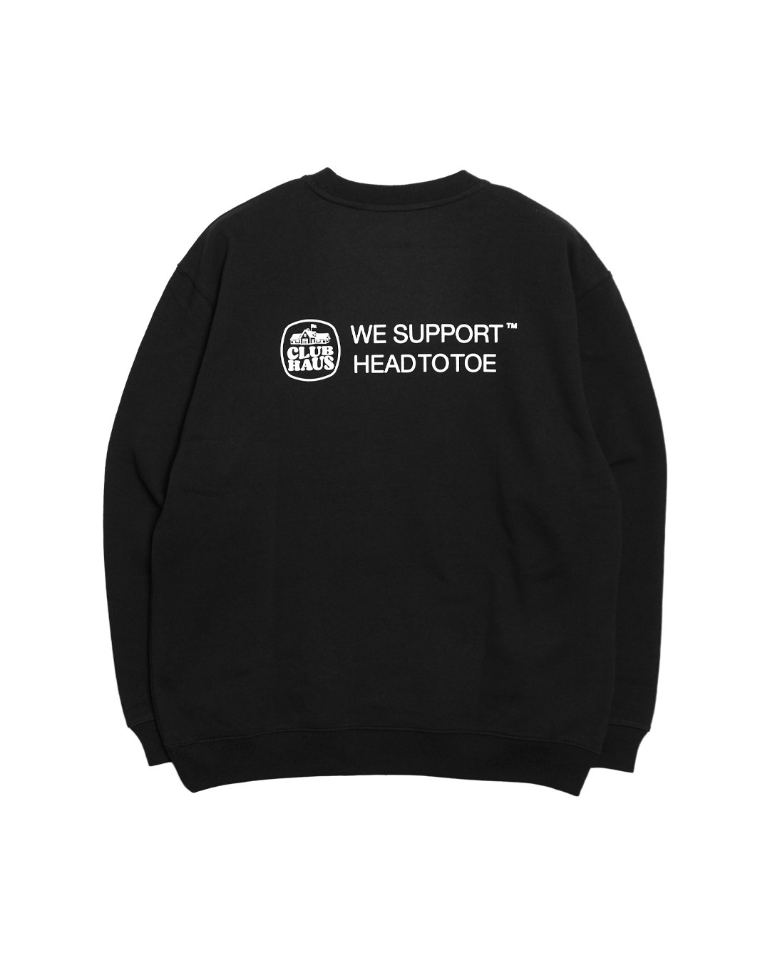 クラブハウス CLUBHAUS Crew Sweat HllT × Clubhaus Crew Sweat Lite - Black | CLUBH