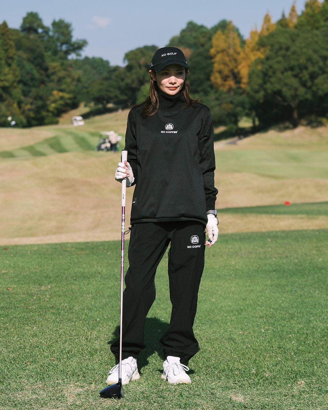 NO GOLF NECK PISTE - Black | CLUBHAUS | クラブハウス