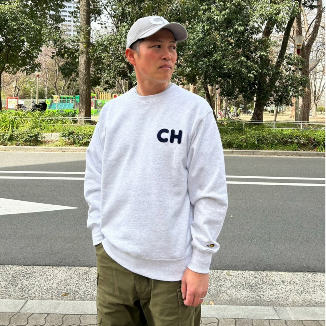 完売品CH is for CLUBHAUS Crew Sweat - Gray