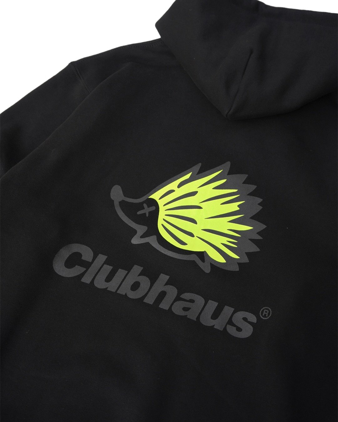CLUBHAUS NeonWedgehog Hoodie - Yellow | CLUBHAU