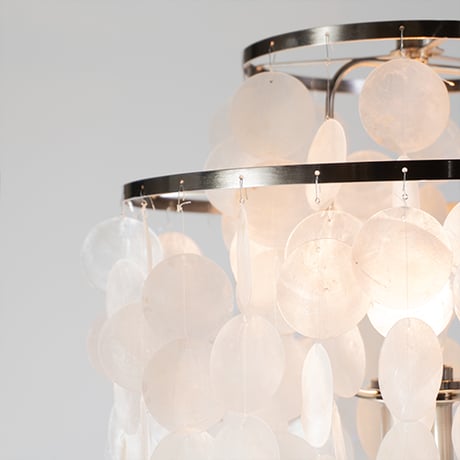 【HERMOSA】SHELL FLOOR LAMP シェル フロアランプ（LCLP-008SV）