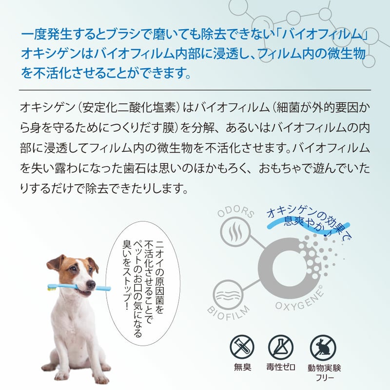 歯周病 口臭ケア】OxyFresh ペットデンタルジェル | SQL.