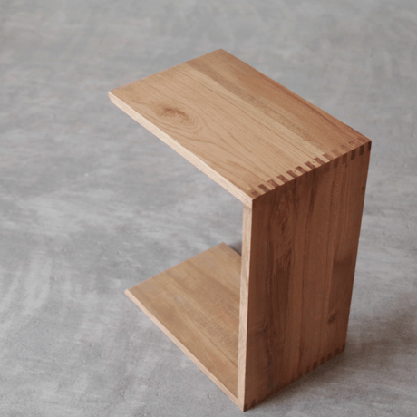 【LIFE FURNITURE】ST オークサイドテーブル