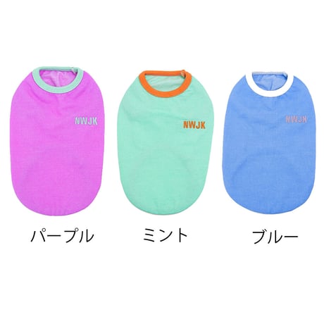 【NEW JACK】バイカラーコットンタンク
