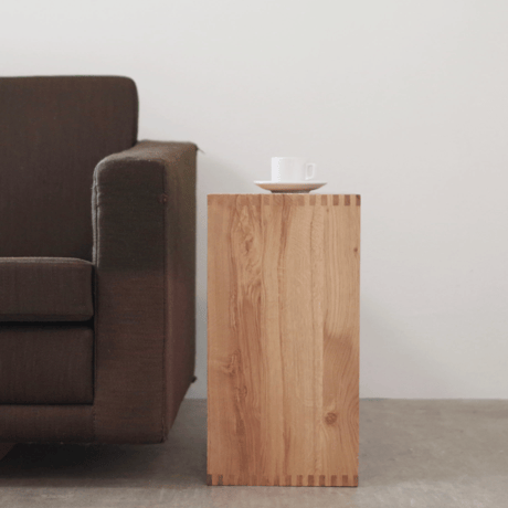 【LIFE FURNITURE】ST オークサイドテーブル