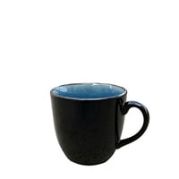 BLACK AND BLUE TABLE WARE - MUG CUP -