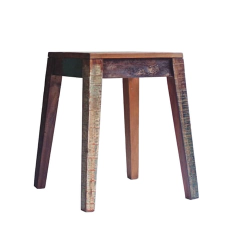 【LIFE FURNITURE】リサイクルウッド　スツール