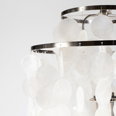 【HERMOSA】SHELL FLOOR LAMP シェル フロアランプ（LCLP-008SV）