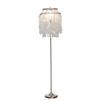 【HERMOSA】SHELL FLOOR LAMP シェル フロアランプ（LCLP-008SV）