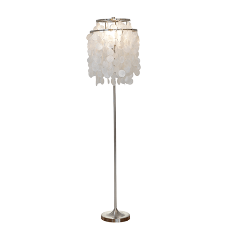 HERMOSA】SHELL FLOOR LAMP シェル フロアランプ（LCLP-008SV