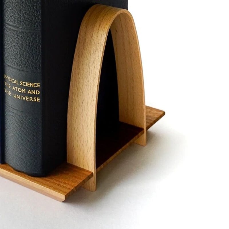 北海道民芸家具 HM901 樺材 スライド本立て ブックエンド ブックスタンド ぼん家具 本立て 木製 スタンド 伸縮 ブックエンド おしゃれ