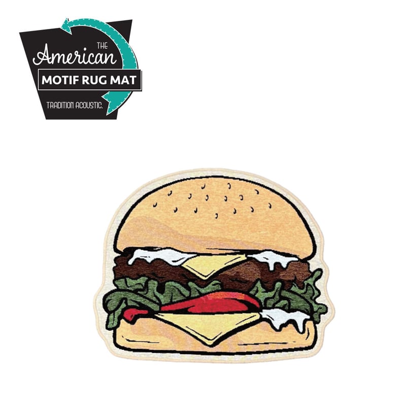 American Motif Rug】ハンバーガー | SQL.