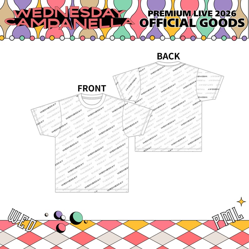 水曜日のカンパネラ　直筆サイン入りTシャツ 水曜日のカンパネラ】シネマTシャツ（Mサイズ） | Village Vanguard