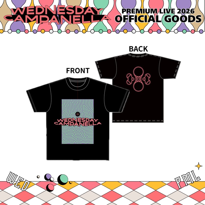 水曜日のカンパネラ　直筆サイン入りTシャツ 水曜日のカンパネラ】シネマTシャツ（Mサイズ） | Village Vanguard