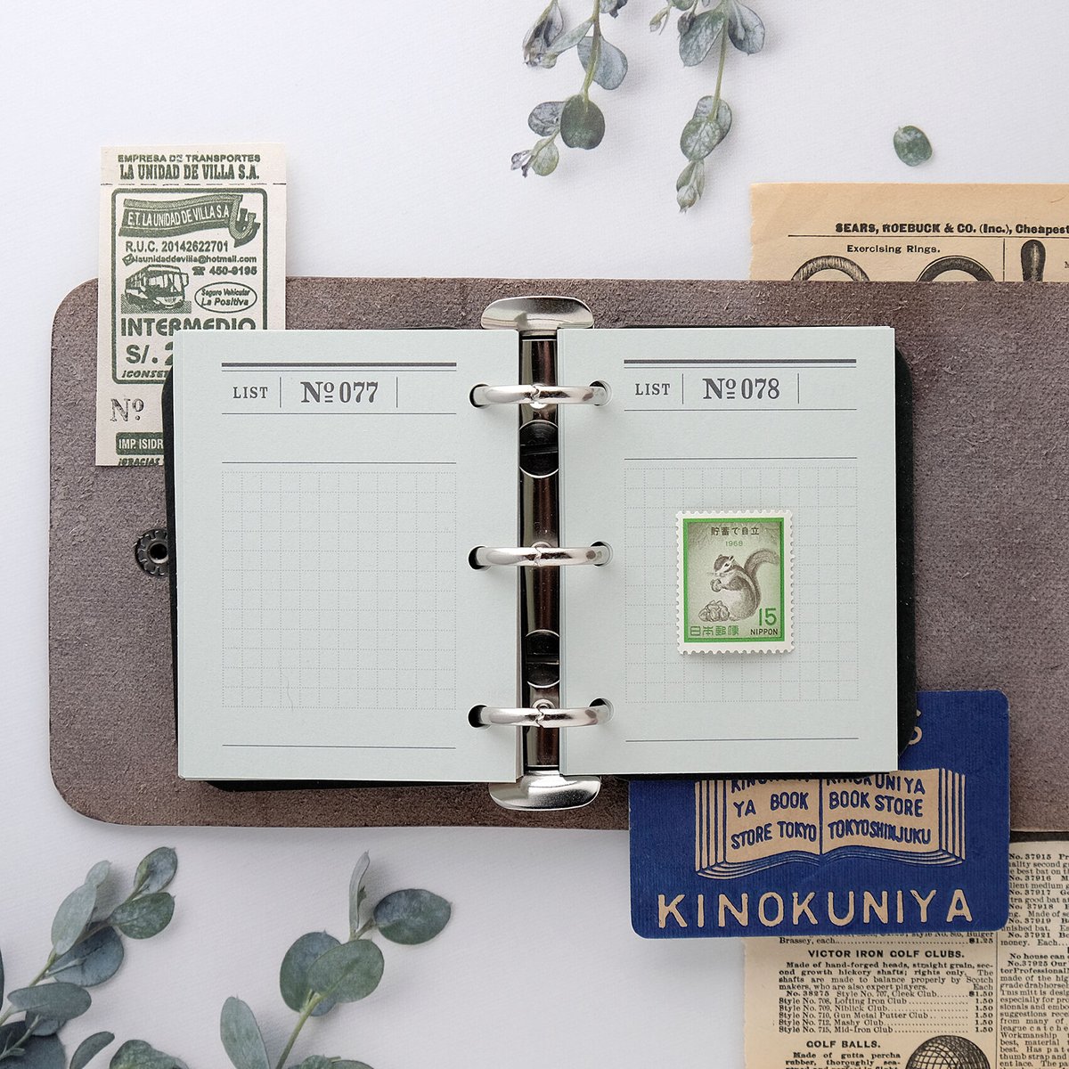 【れなち♡】リフィル3点、バインダー2点　計5点 れなち♡】リフィル3点、バインダー2点 計5点 3穴 mini（