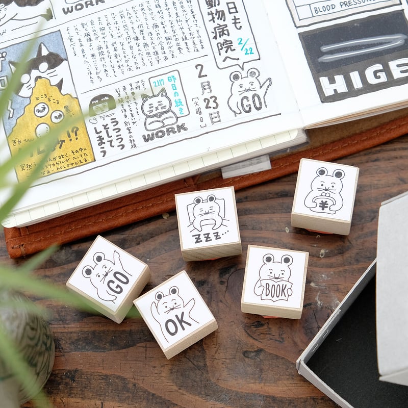 ニコレシピ スタンプ セット ニコレシピ スタンプセット Nico Recipeさんススタンプ5個セット