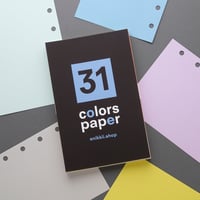 31 colors paper［mini6］