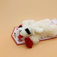 約18cm　ふわもこ！笑うひつじトイ　PLUSH TOY(犬用ぬいぐるみ)