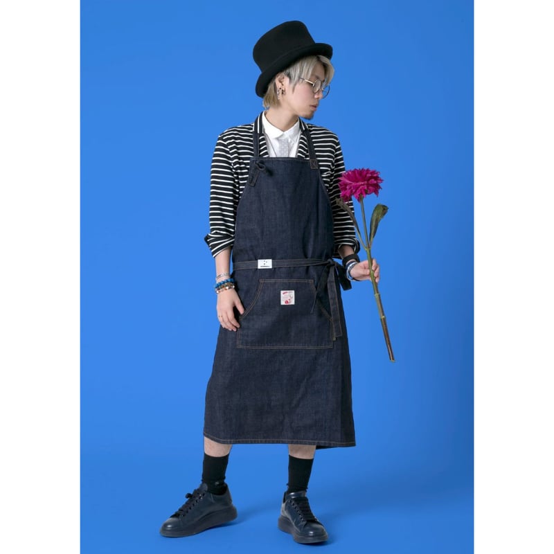 Cannline Jeans /DOG BLESS YOUダブルネーム【デニムエプロン】(La