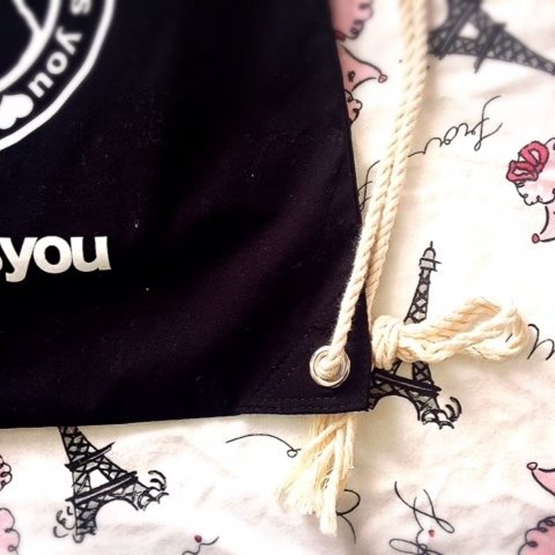 DOG BLESS YOUナップサック/black ( Lady's/Men's) | DO DOG BLESS YOUナップサック/black ( Lady's/Men's) | DO