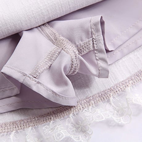 Lilac ribbon design tweed setup（No.050578）