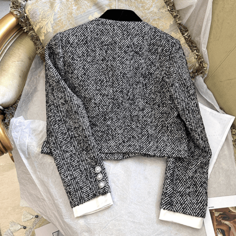 Monotone bijou design jacket（No.041019）