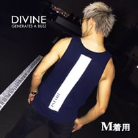 タンクトップ　Star★Ｄストライプ■NAVY■