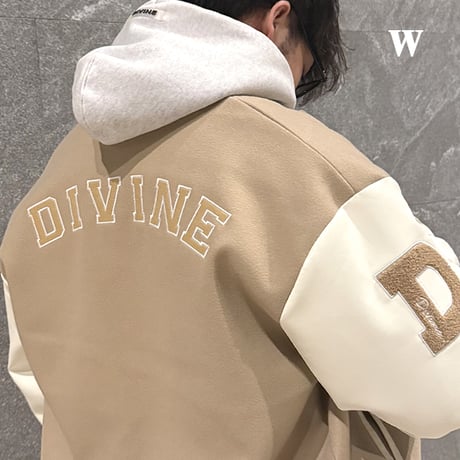 スタジャン【DIVINE】Beige