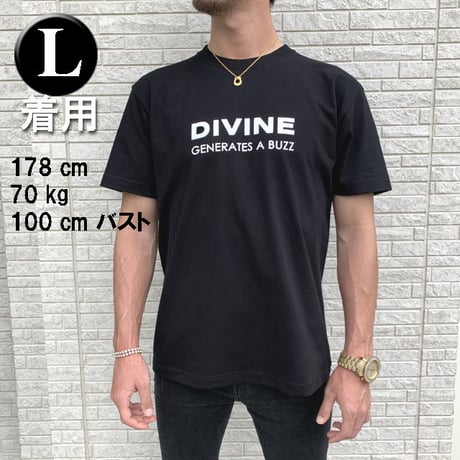 Tシャツ  DIVINE  ★BLACK★ LT011